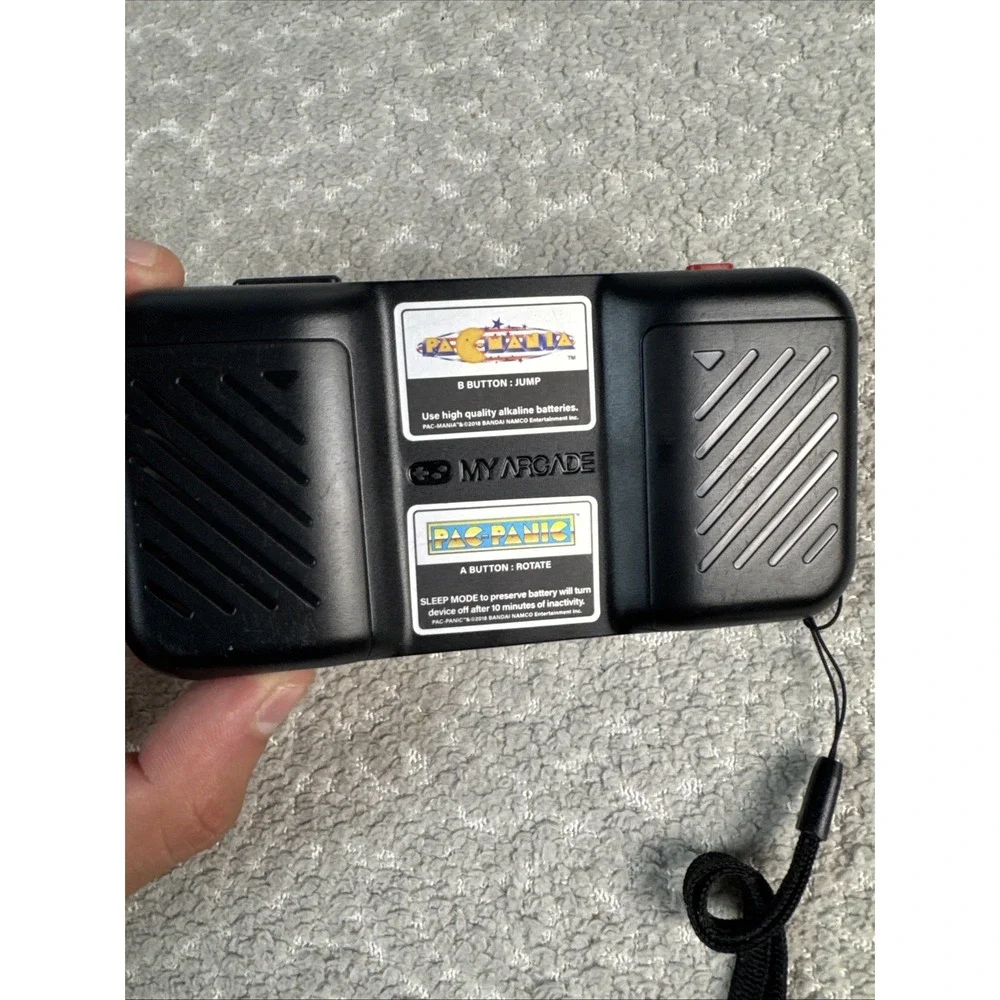 My Arcade Pac-Man Pocket Player Handheld Console 3 Games Built-In TESTED